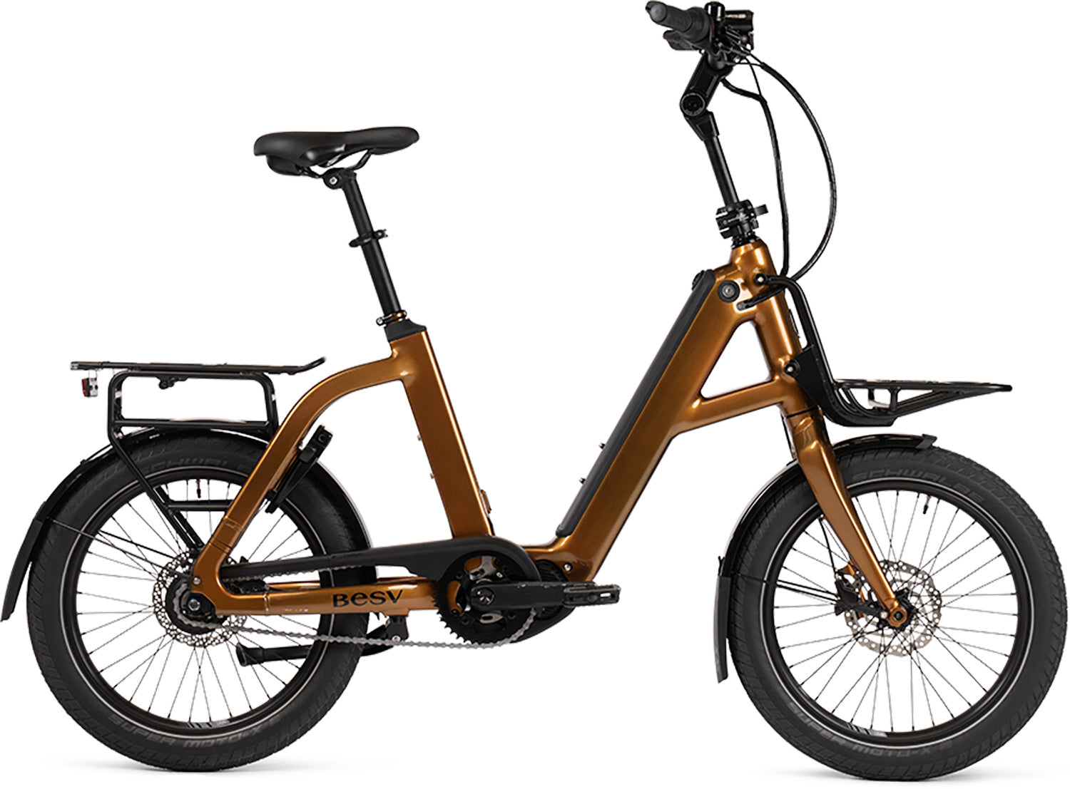 BESV CPT 1.4 X Step E-Bike in metallic gold gloss, Hauptbild