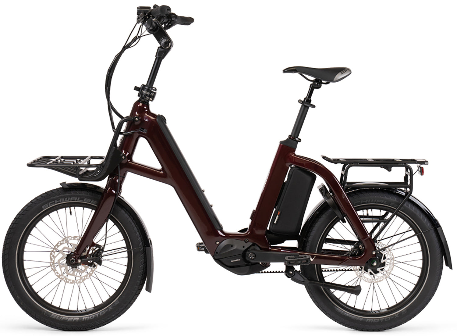 BESV CPT 1.2 X Step E-Bike in bordeaux gloss, Detailansicht 6