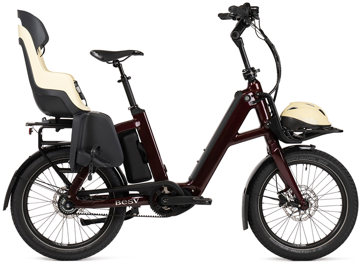 BESV CPT 1.2 X Step E-Bike in bordeaux gloss, Detailansicht 8