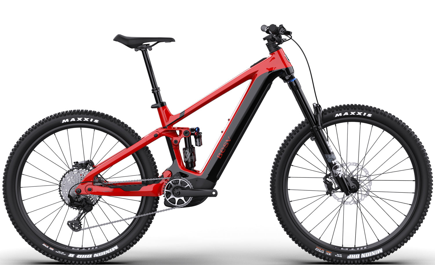 BESV TRS-B 170 1.0 FS-SO E-Bike in intense red gloss, Produktbild