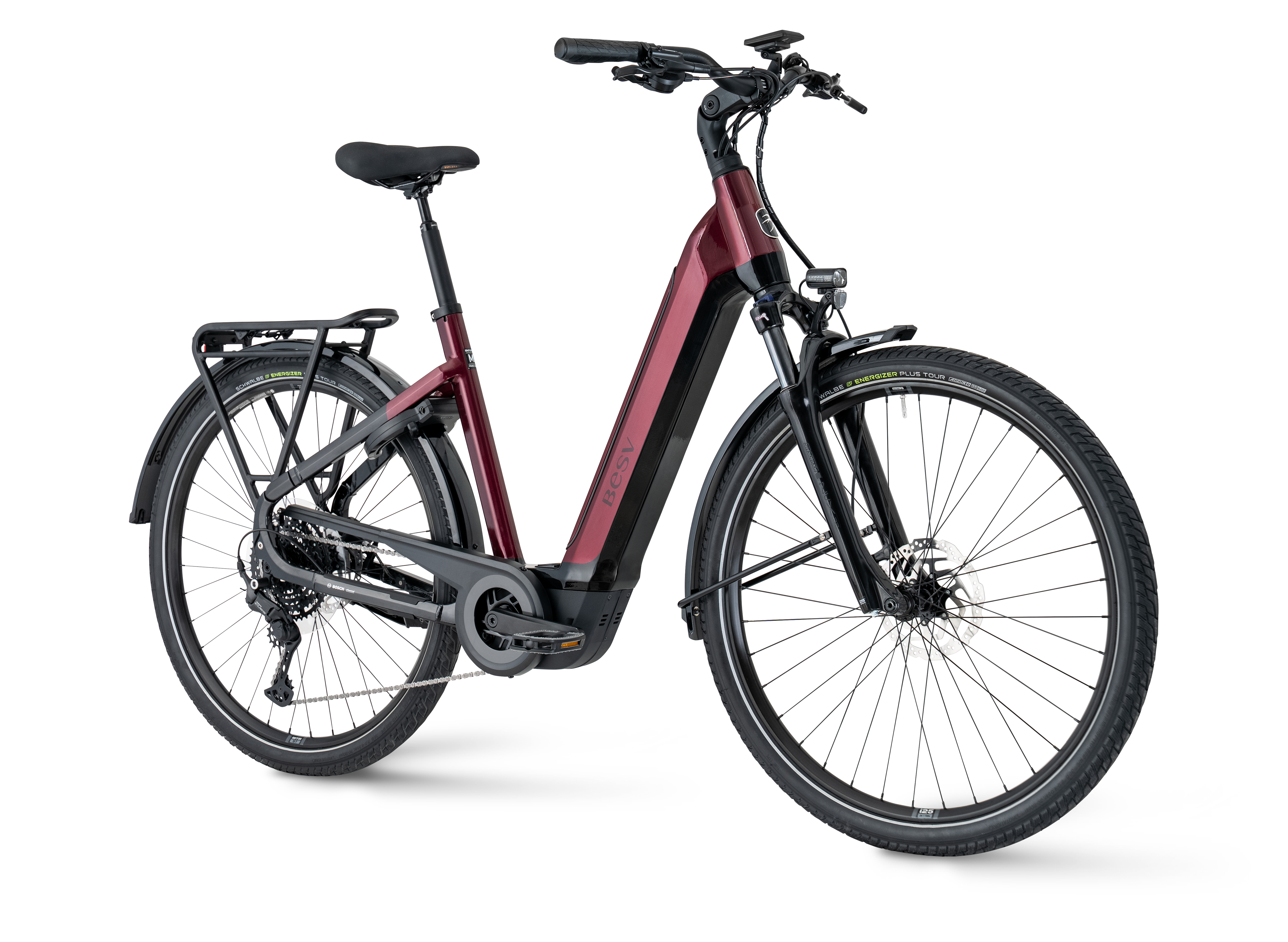 TR-B 1.2 Low Step, bright ruby red, Frontansicht