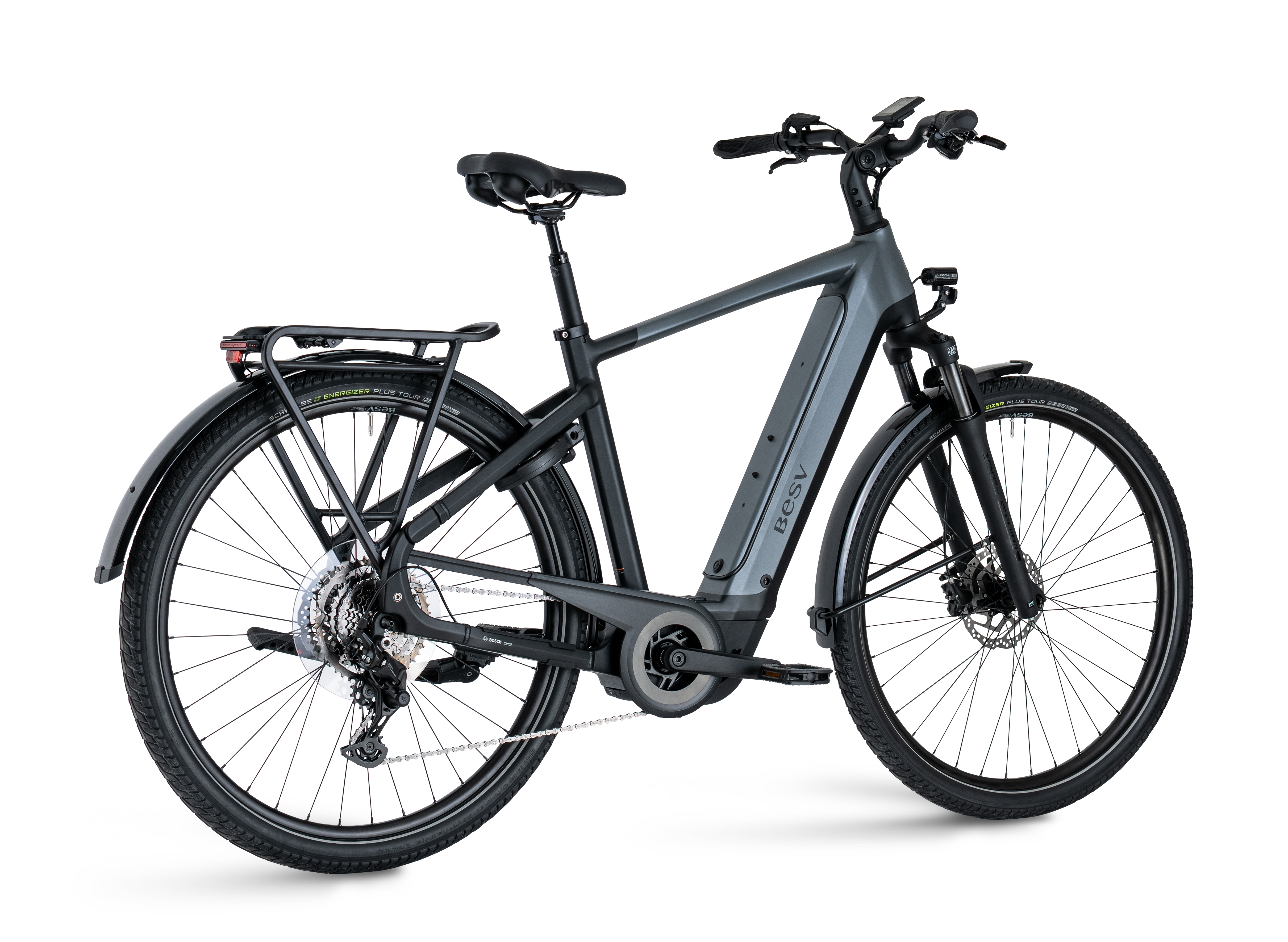 TR-B LTD, Mid gray with black matte, Heckansicht