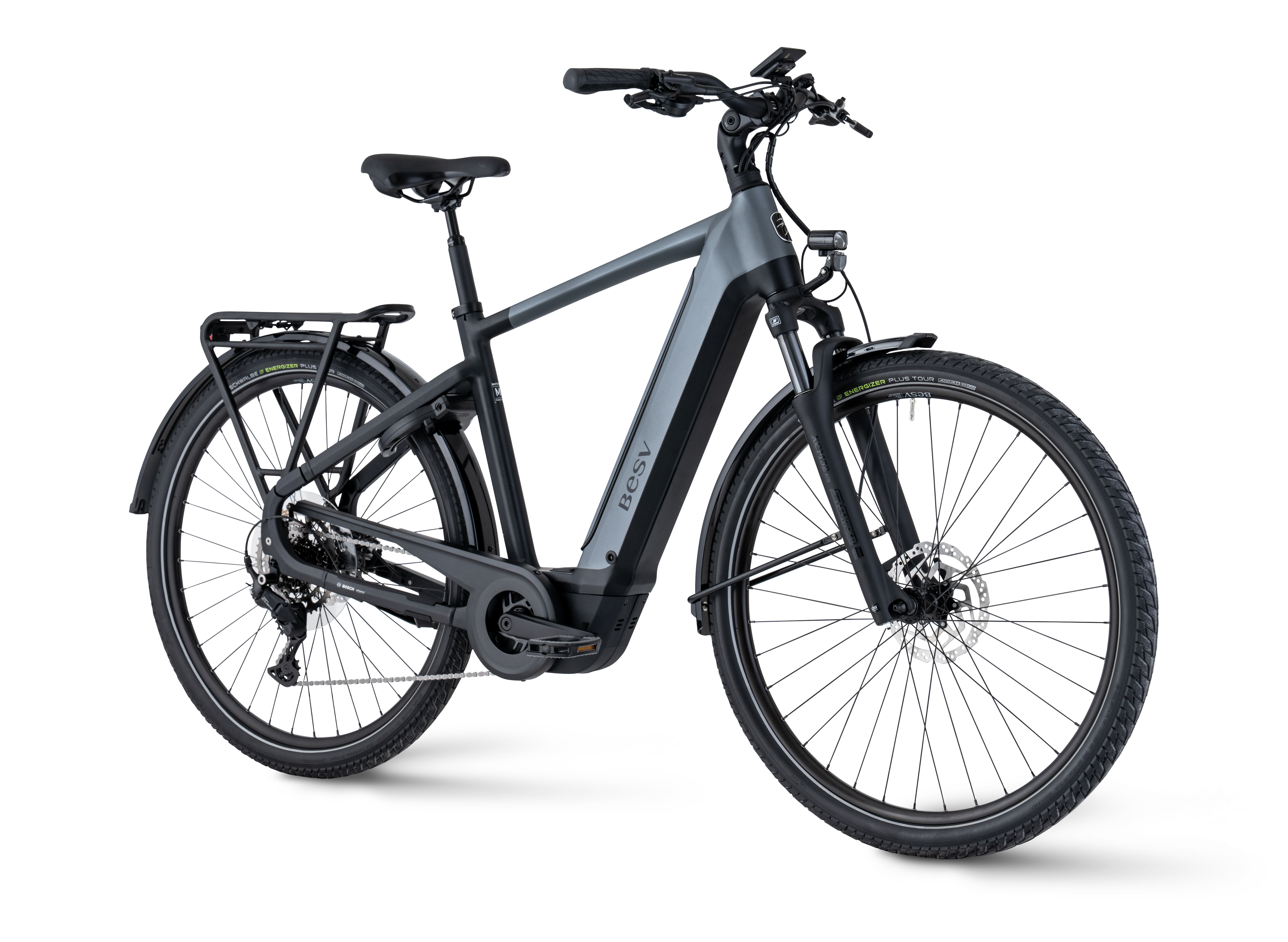 TR-B LTD, Mid gray with black matte, Frontansicht