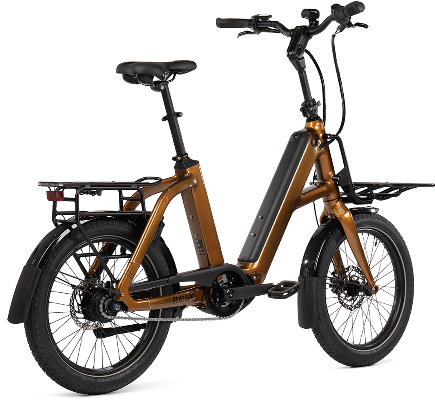 BESV CPT 1.4 X Step E-Bike in metallic gold gloss, Detailansicht 2