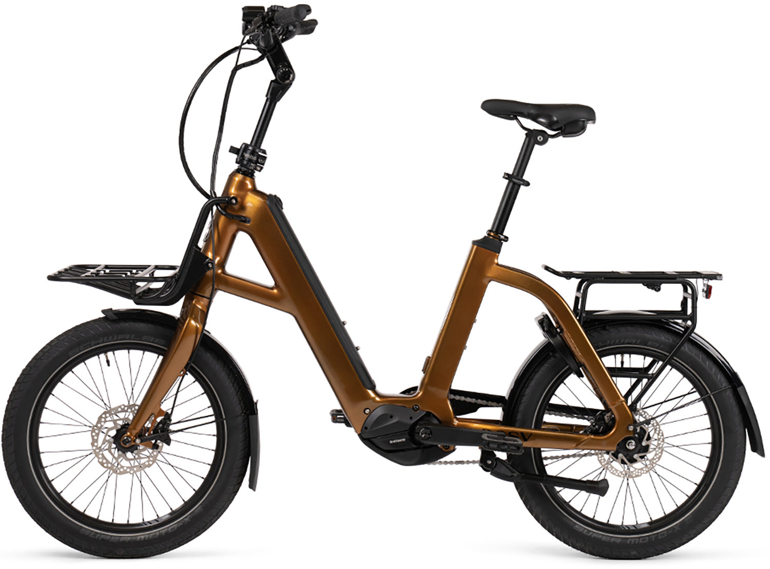 BESV CPT 1.4 X Step E-Bike in metallic gold gloss, Detailansicht 5