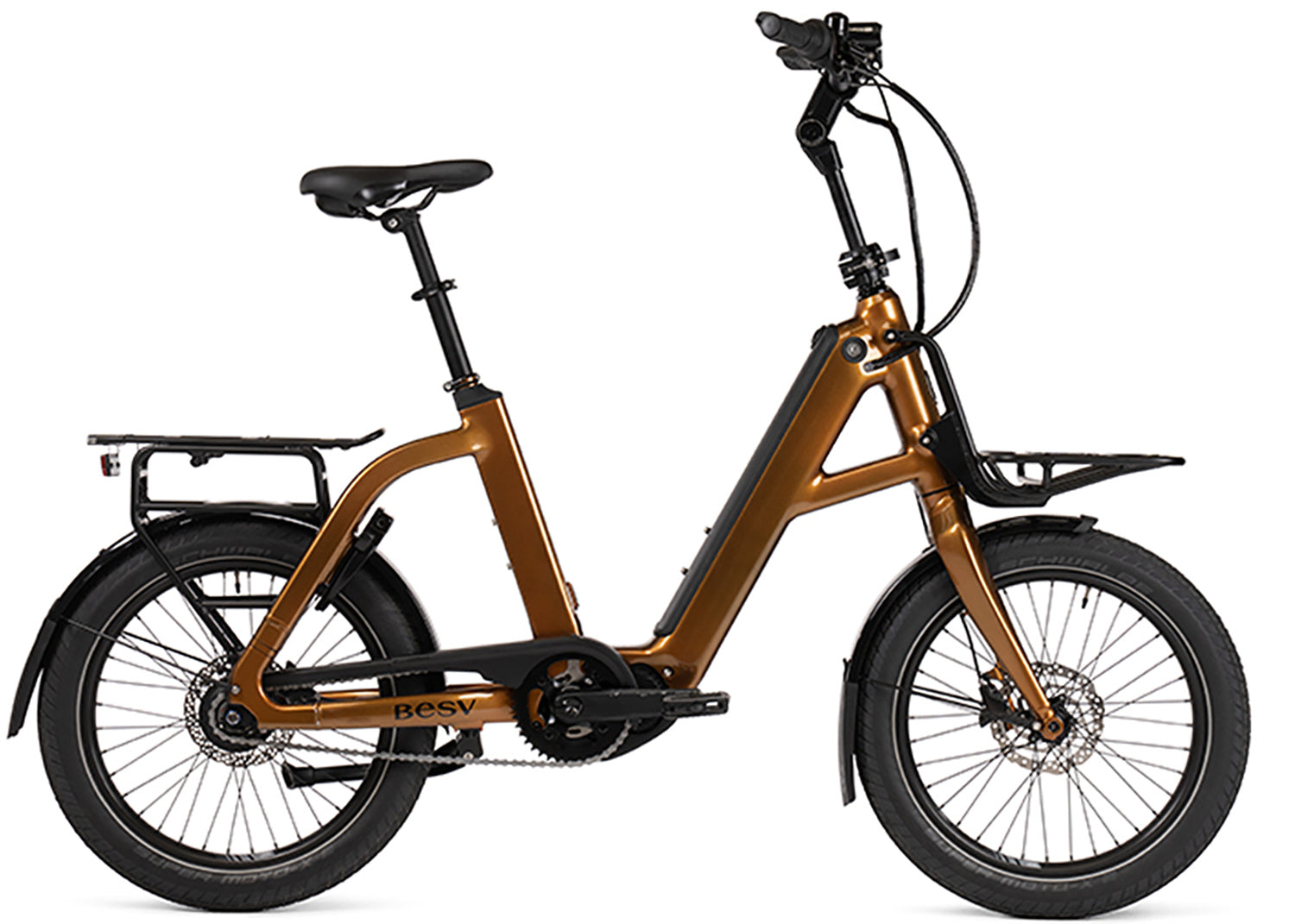 BESV CPT 1.4 X Step E-Bike in metallic gold gloss, Detailansicht 7