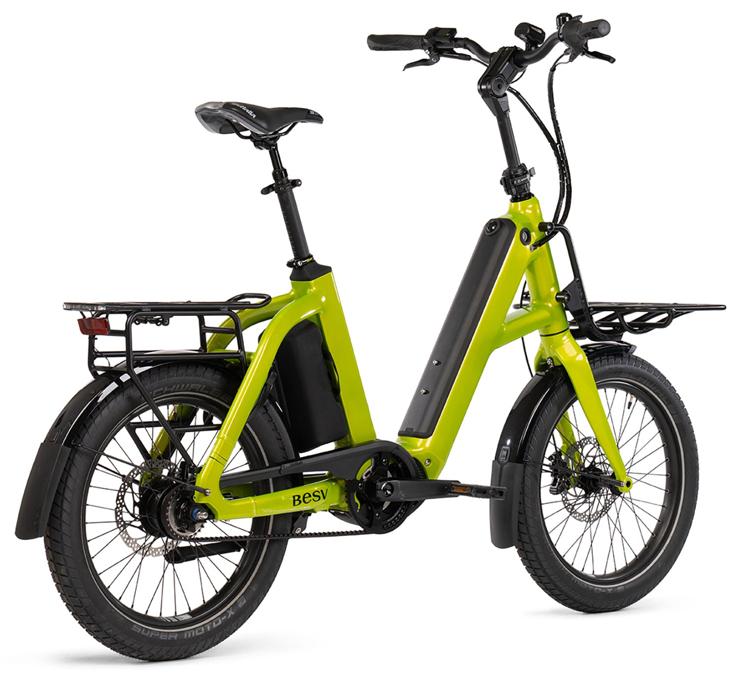BESV CPT 1.0 X Step E-Bike in lime green gloss, Detailansicht 2