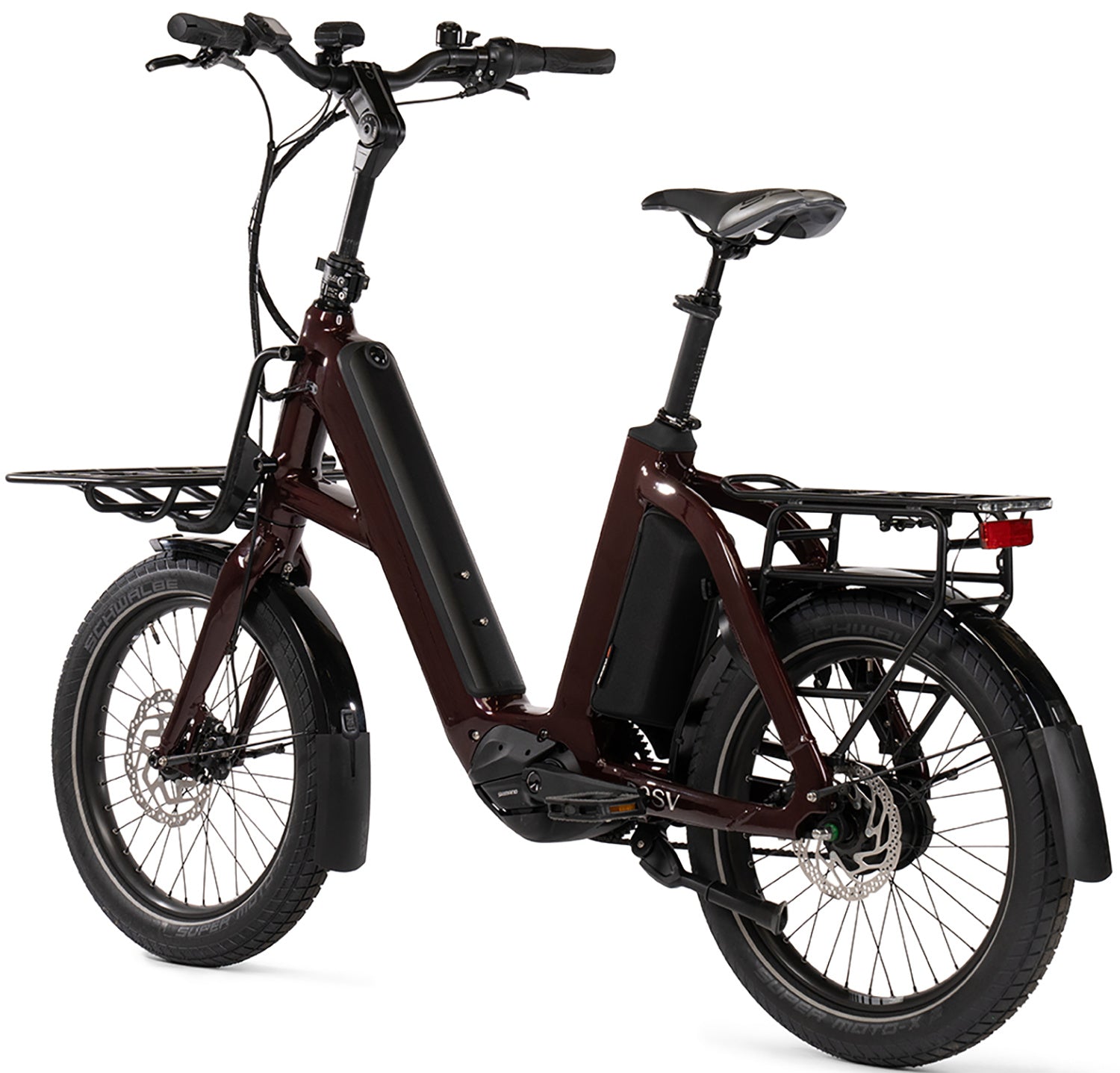 BESV CPT 1.2 X Step E-Bike in bordeaux gloss, Detailansicht 1