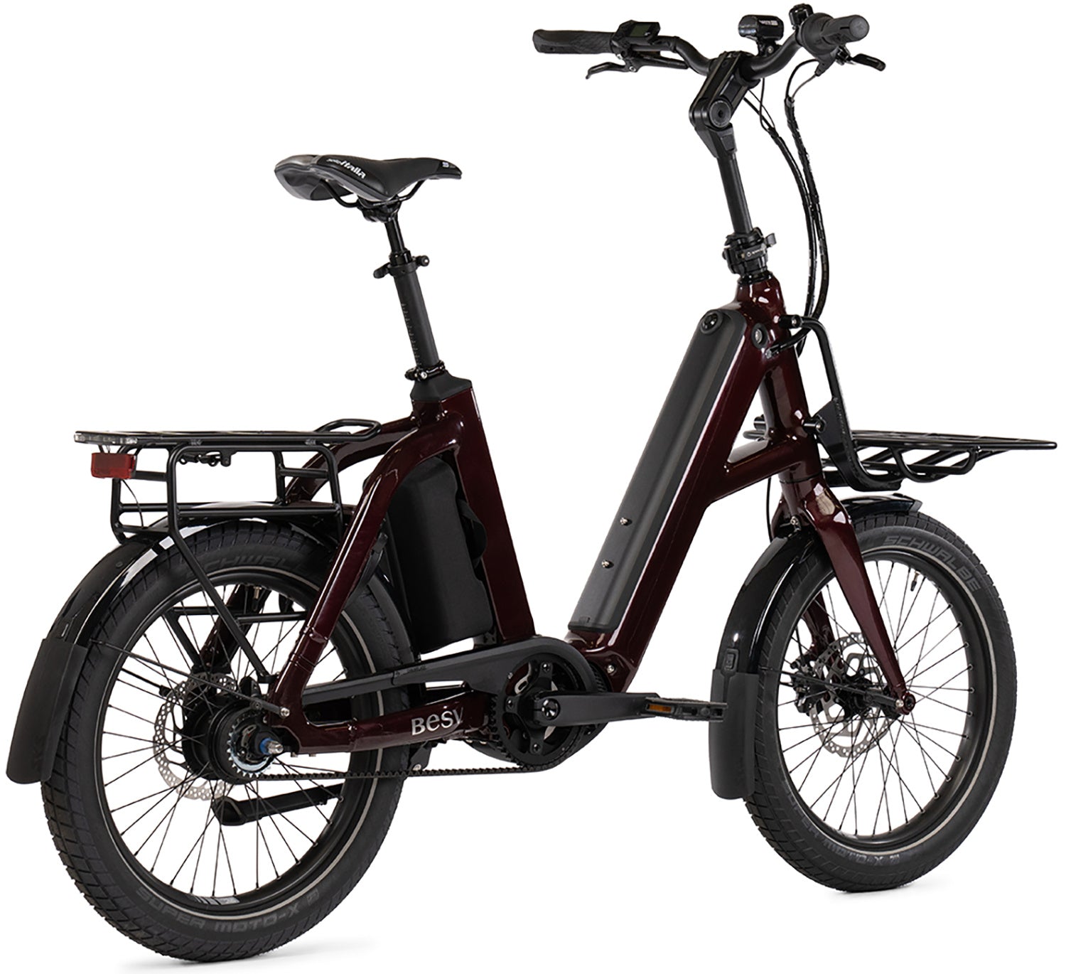 BESV CPT 1.2 X Step E-Bike in bordeaux gloss, Detailansicht 2