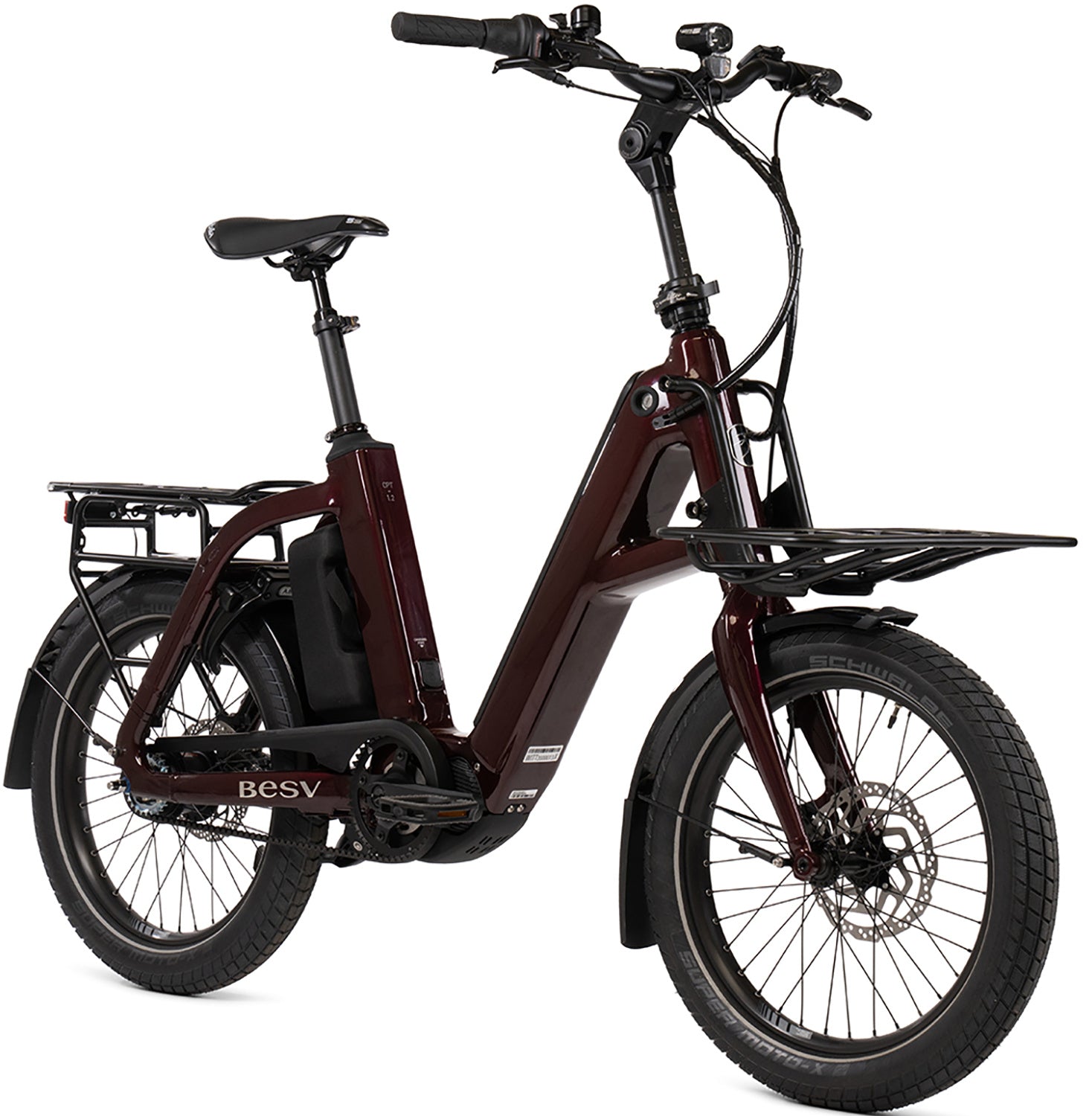 BESV CPT 1.2 X Step E-Bike in bordeaux gloss, Detailansicht 5