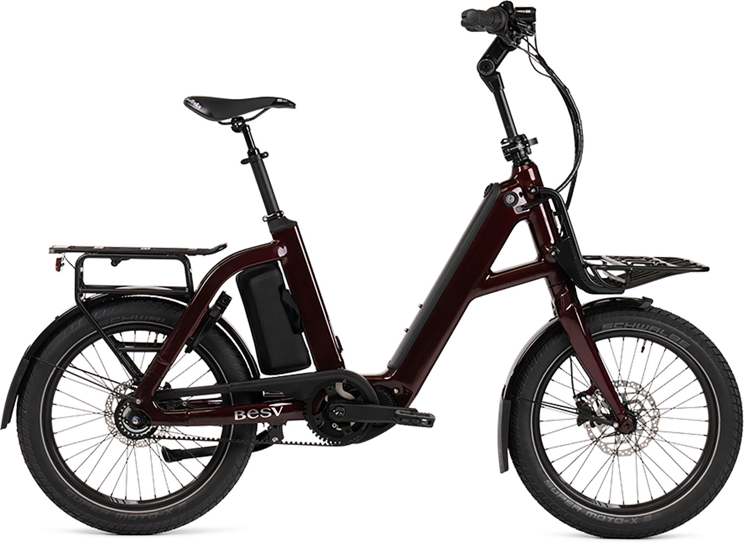 BESV CPT 1.2 X Step E-Bike in bordeaux gloss, Hauptbild