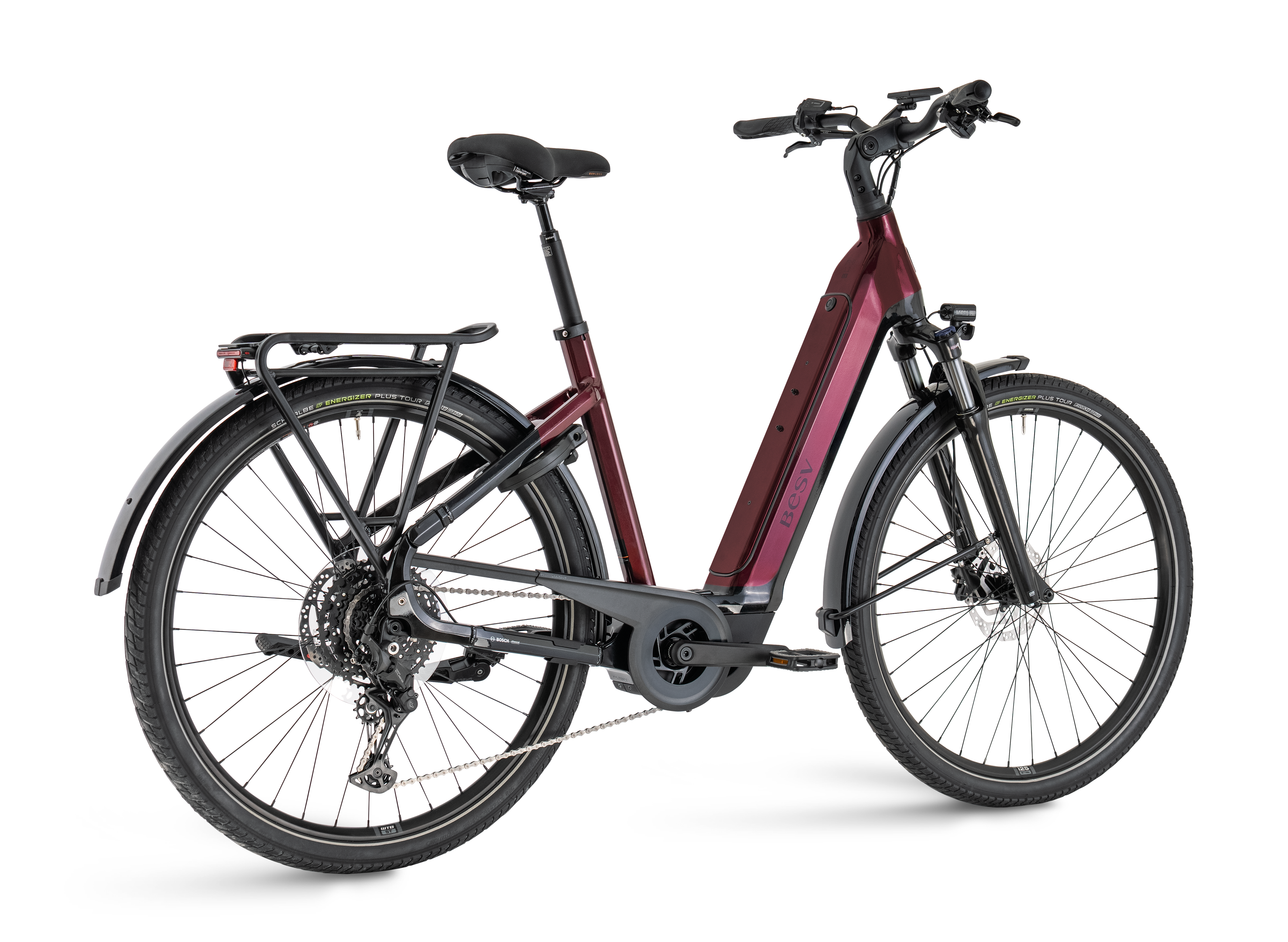 TR-B 1.2 Low Step, bright ruby red, Rückansicht