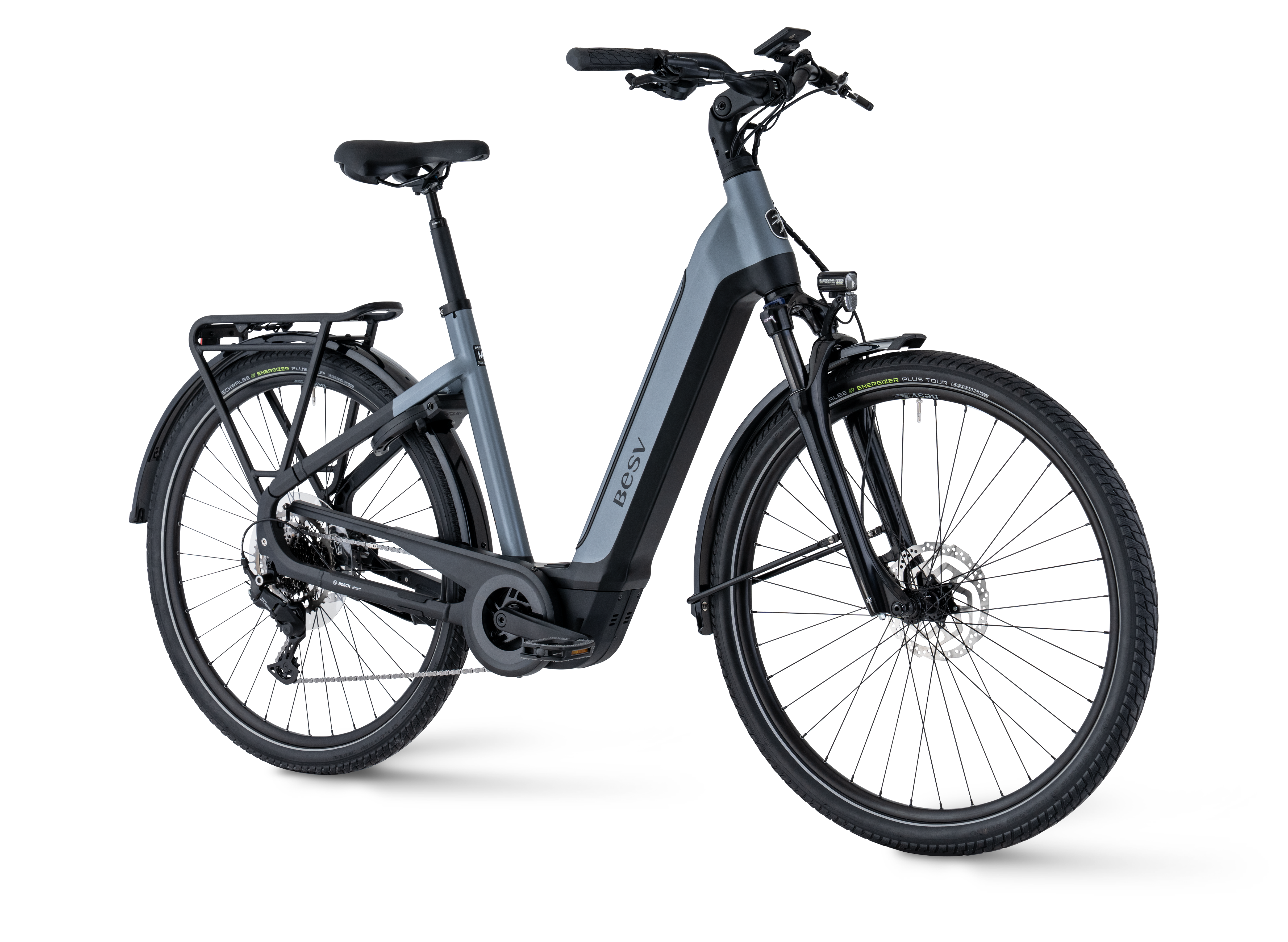 TR-B LTD LS, Mid gray with black matte, Frontansicht