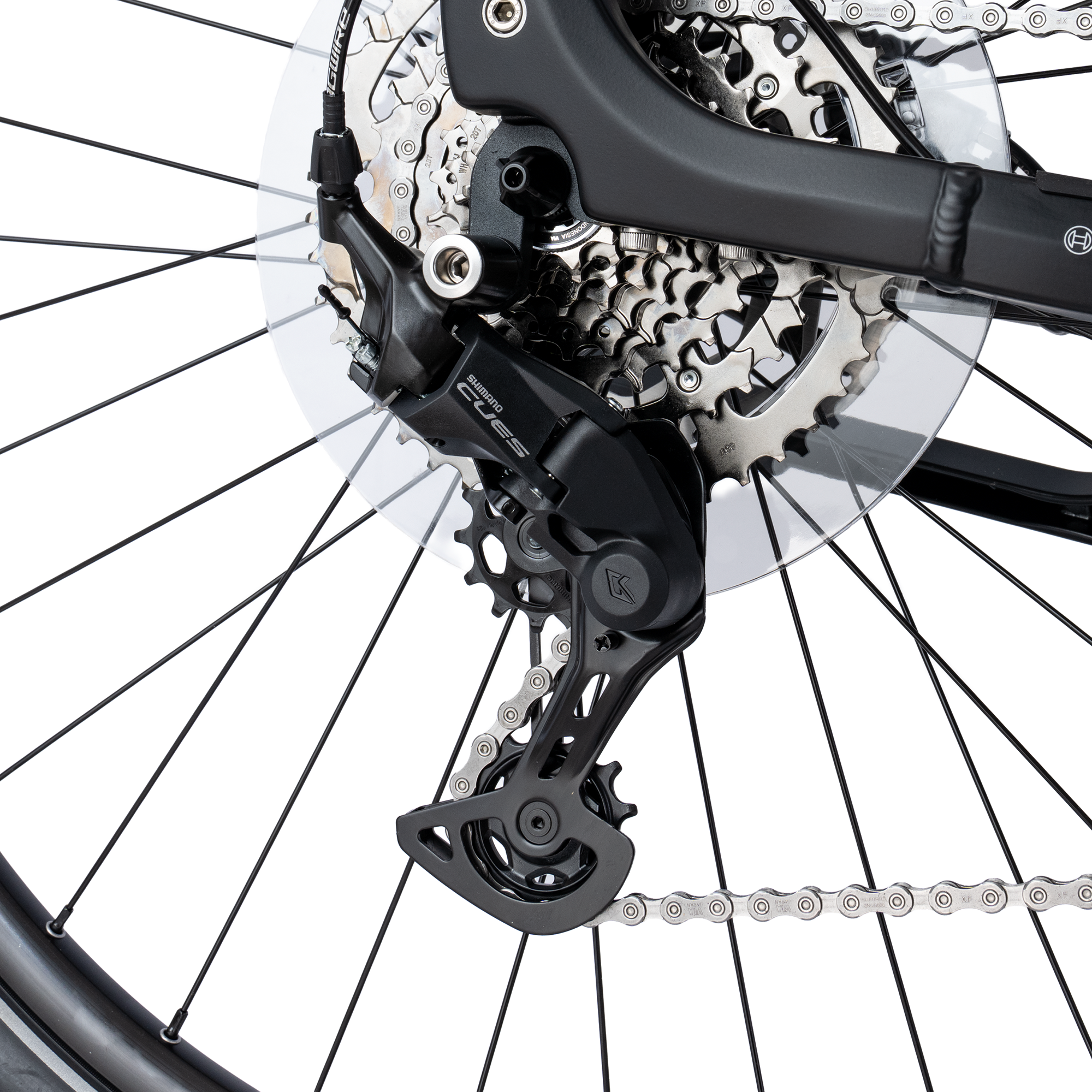 TR-B LTD LS, Mid gray with black matte, XT Schaltwerk