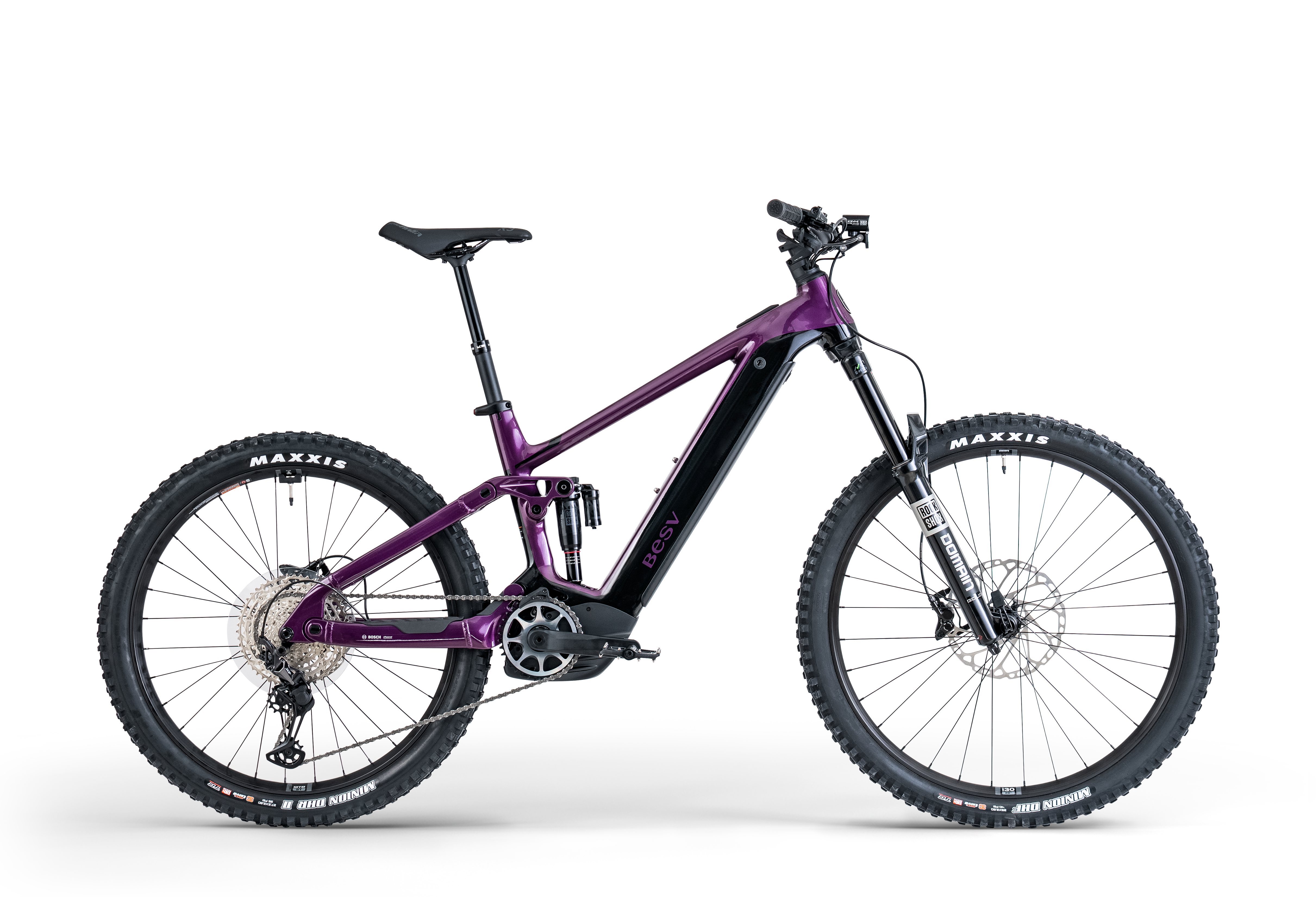 TRS-B 170 1.2, dark purple glossy, Seitenansicht