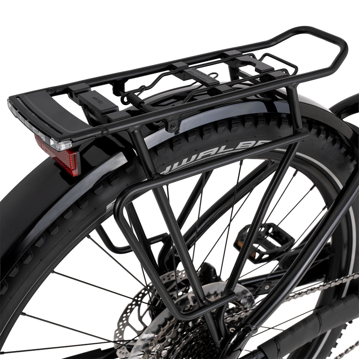 TRX-B-LTD, Mid Gray with Black Gloss, Gepäckträger