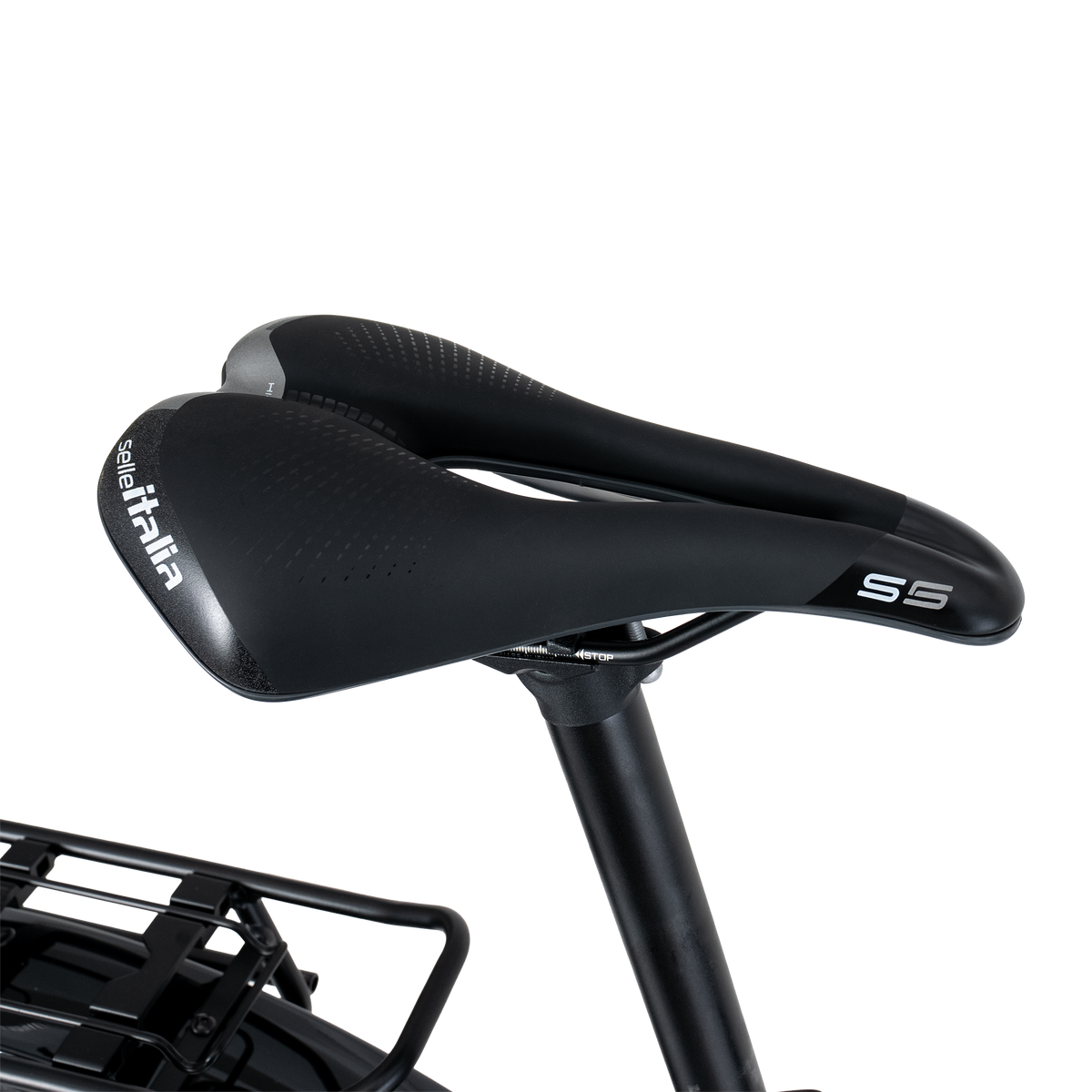TRX-B-LTD, Mid Gray with Black Gloss, Sattel